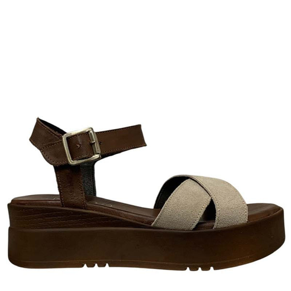 Flatforms MARA COLLECTION SP-651 ΣΑΝΔΑΛΙΑ ΜΠΕΖ / 36