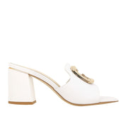 Mules GIANNA KAZAKOU F5983 MULES ΛΕΥΚΟ / 36