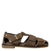 Σανδάλια TOP3 SF1656 ΣΑΝΔΑΛΙΑ/FLATFORMS ΚΑΦΕ / 36